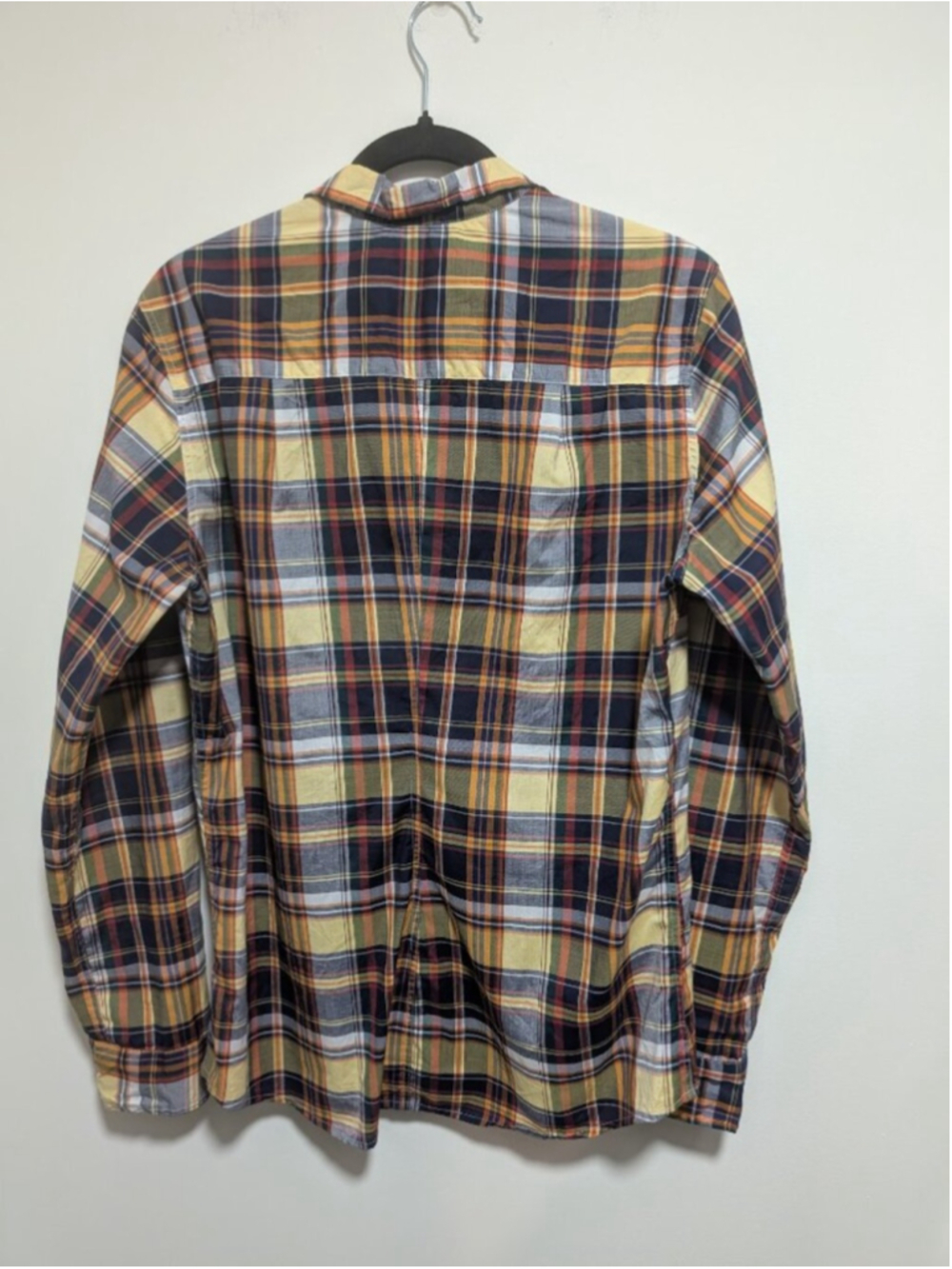 Frank & Eileen | Barry Button Down Shirt In Navy Yellow Plaid - Picture 3 of 10